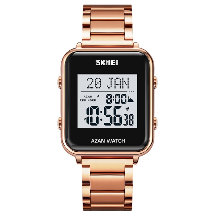 SKMEI 2064 Multifunctional Muslim Worships Compass Luminous Digital Wrist Watch-TIME.SHOP