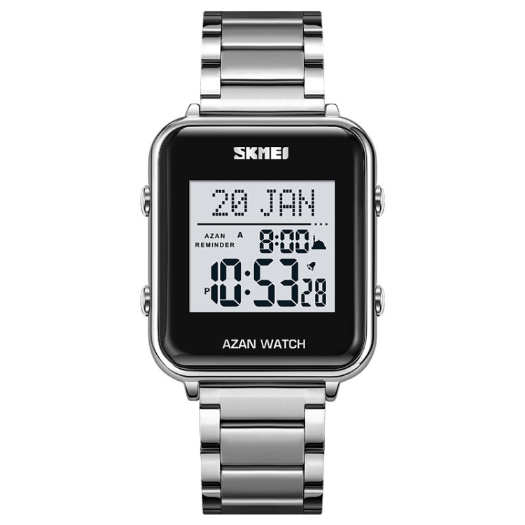 SKMEI 2064 Multifunctional Muslim Worships Compass Luminous Digital Wrist Watch-TIME.SHOP