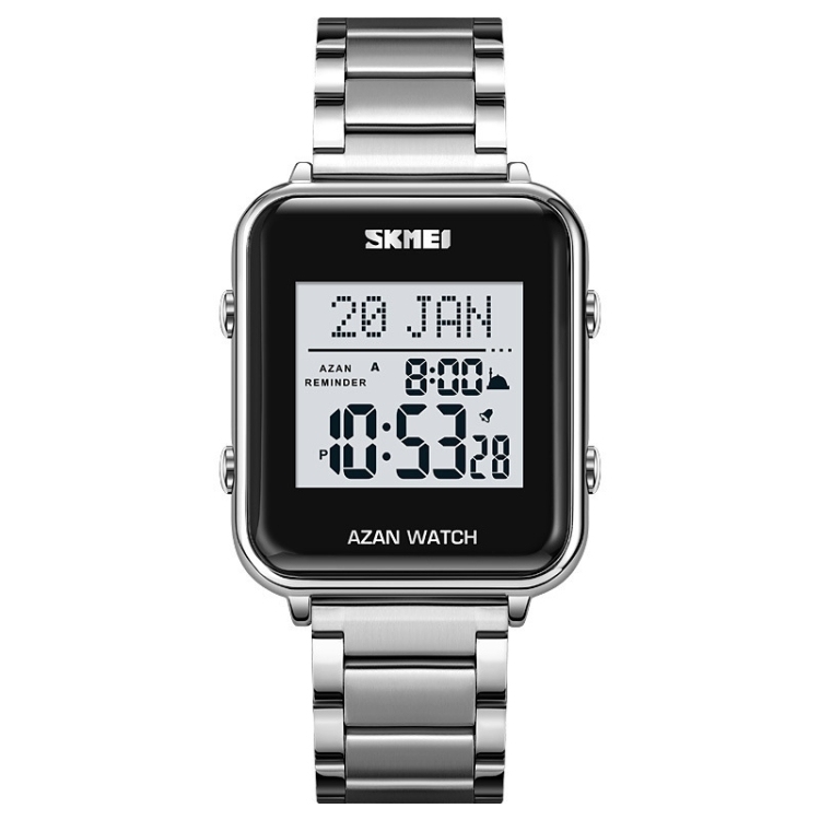 SKMEI 2064 Multifunctional Muslim Worships Compass Luminous Digital Wrist Watch-TIME.SHOP