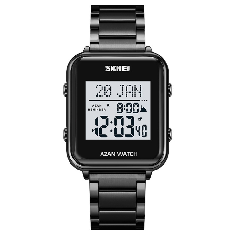 SKMEI 2064 Multifunctional Muslim Worships Compass Luminous Digital Wrist Watch-TIME.SHOP