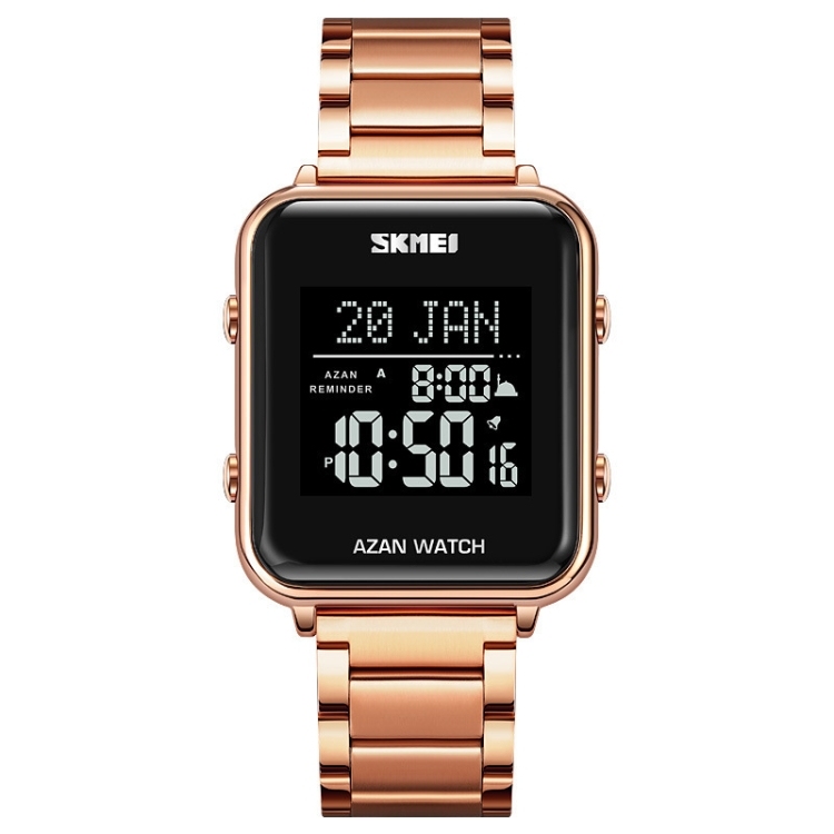 SKMEI 2064 Multifunctional Muslim Worships Compass Luminous Digital Wrist Watch-TIME.SHOP
