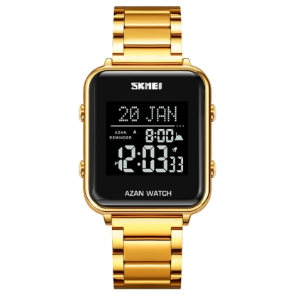 SKMEI 2064 Multifunctional Muslim Worships Compass Luminous Digital Wrist Watch-TIME.SHOP