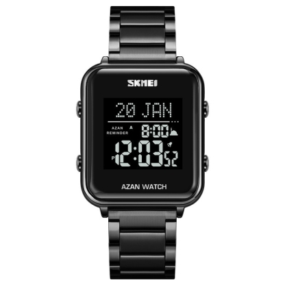 SKMEI 2064 Multifunctional Muslim Worships Compass Luminous Digital Wrist Watch-TIME.SHOP