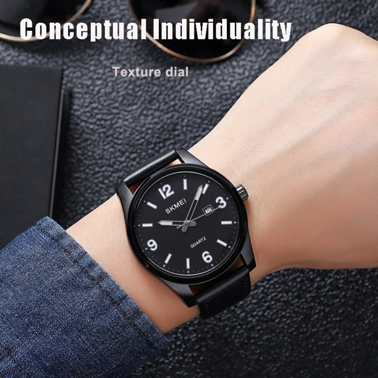 SKMEI 2067 Men Business Casual Style Outdoor 50M Waterproof Quartz Digital Wrist Watch-TIME.SHOP