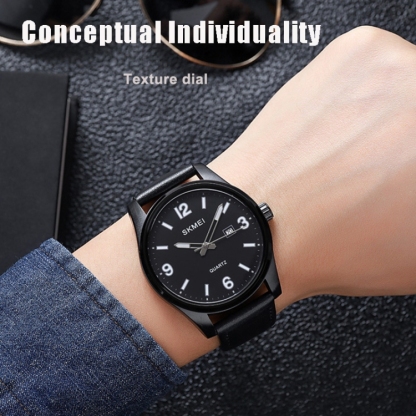 SKMEI 2067 Men Business Casual Style Outdoor 50M Waterproof Quartz Digital Wrist Watch-TIME.SHOP
