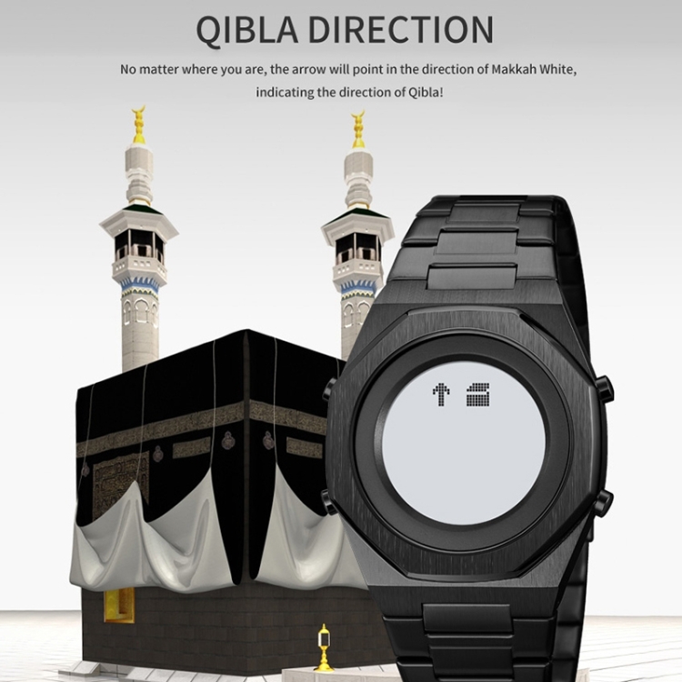 SKMEI 2069 Multifunctional 30M Waterproof Muslim Worships Digital Wrist Watch-TIME.SHOP