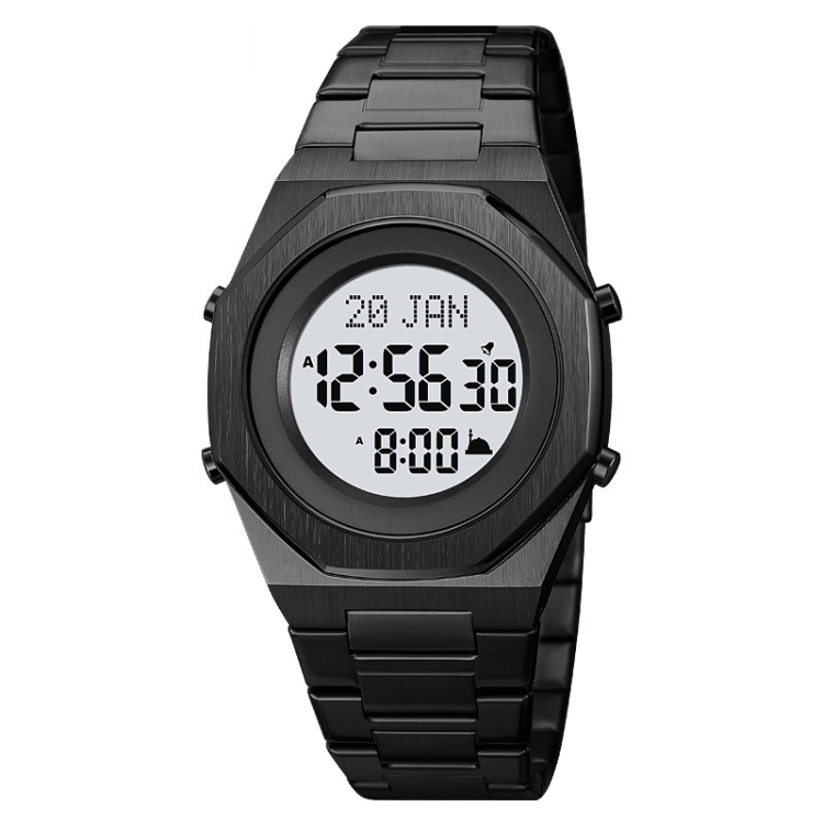 SKMEI 2069 Multifunctional 30M Waterproof Muslim Worships Digital Wrist Watch-TIME.SHOP
