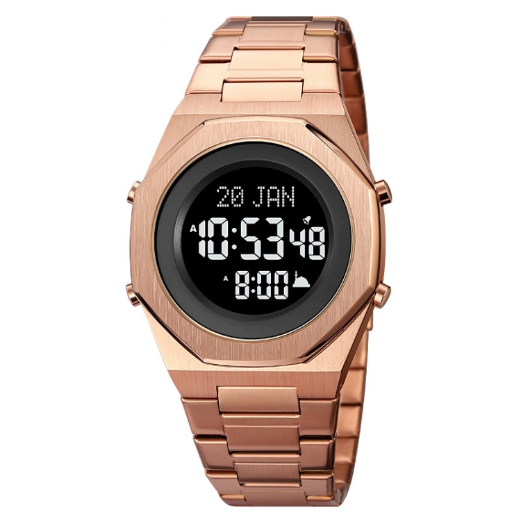 SKMEI 2069 Multifunctional 30M Waterproof Muslim Worships Digital Wrist Watch-TIME.SHOP