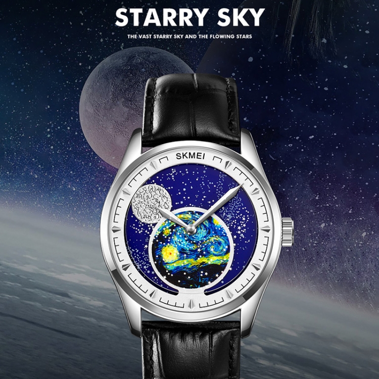 SKMEI 2115 Multifunctional Men Outdoor 30M Waterproof Moon Phase Quartz Watch-TIME.SHOP