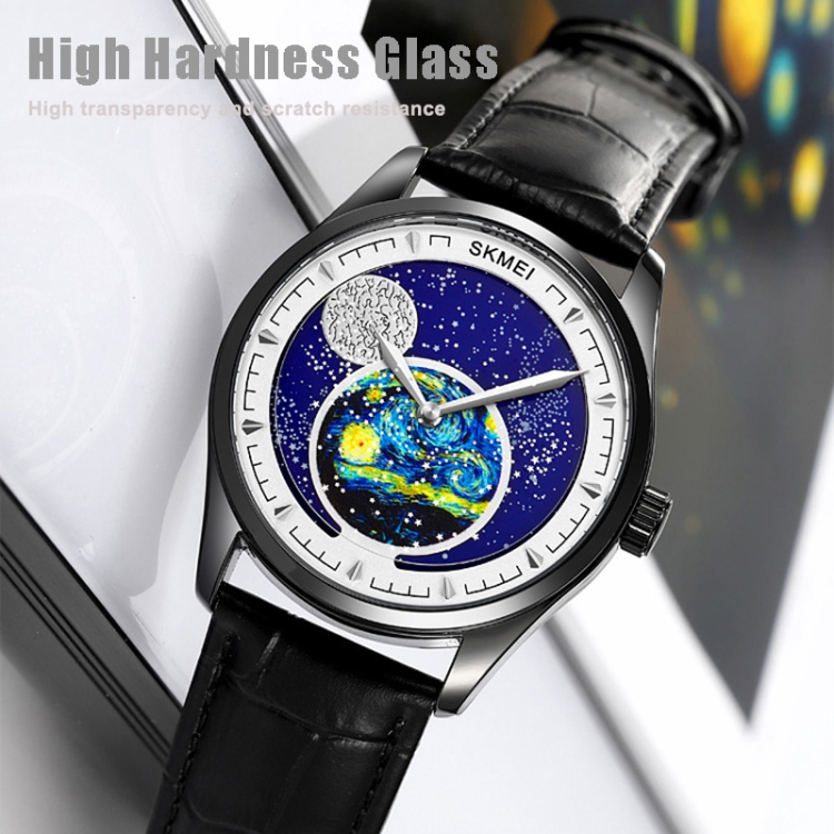 SKMEI 2115 Multifunctional Men Outdoor 30M Waterproof Moon Phase Quartz Watch-TIME.SHOP