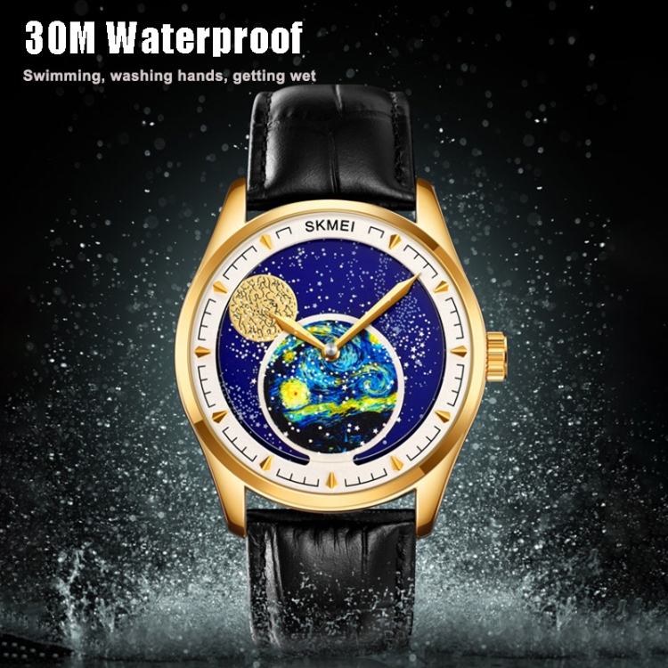 SKMEI 2115 Multifunctional Men Outdoor 30M Waterproof Moon Phase Quartz Watch-TIME.SHOP