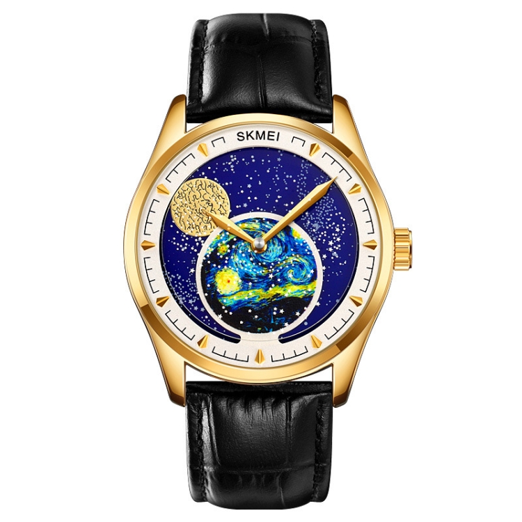 SKMEI 2115 Multifunctional Men Outdoor 30M Waterproof Moon Phase Quartz Watch-TIME.SHOP