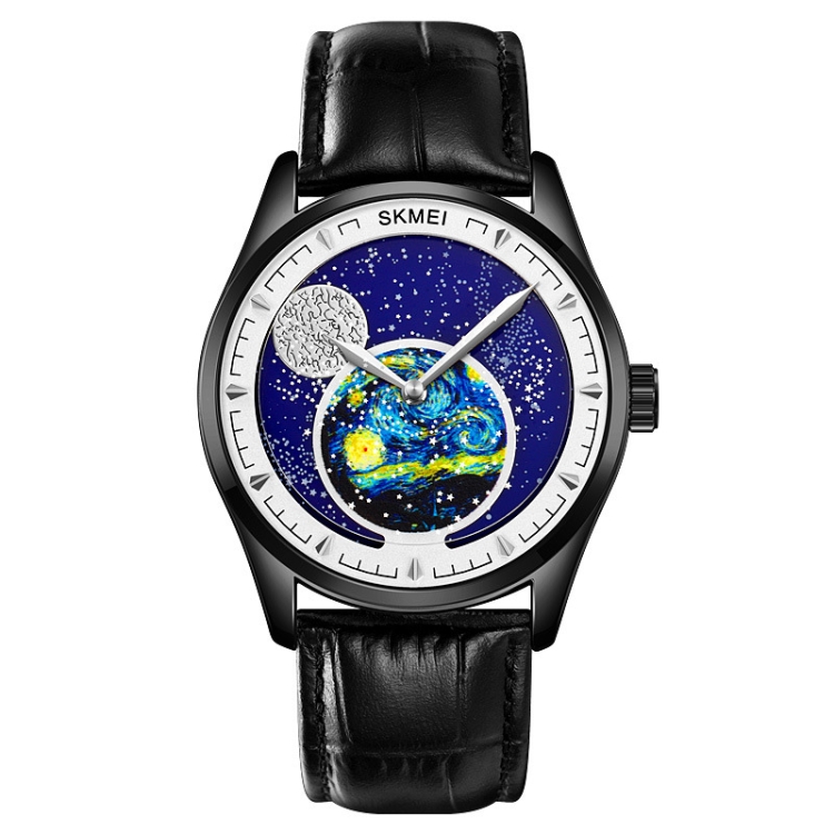 SKMEI 2115 Multifunctional Men Outdoor 30M Waterproof Moon Phase Quartz Watch-TIME.SHOP