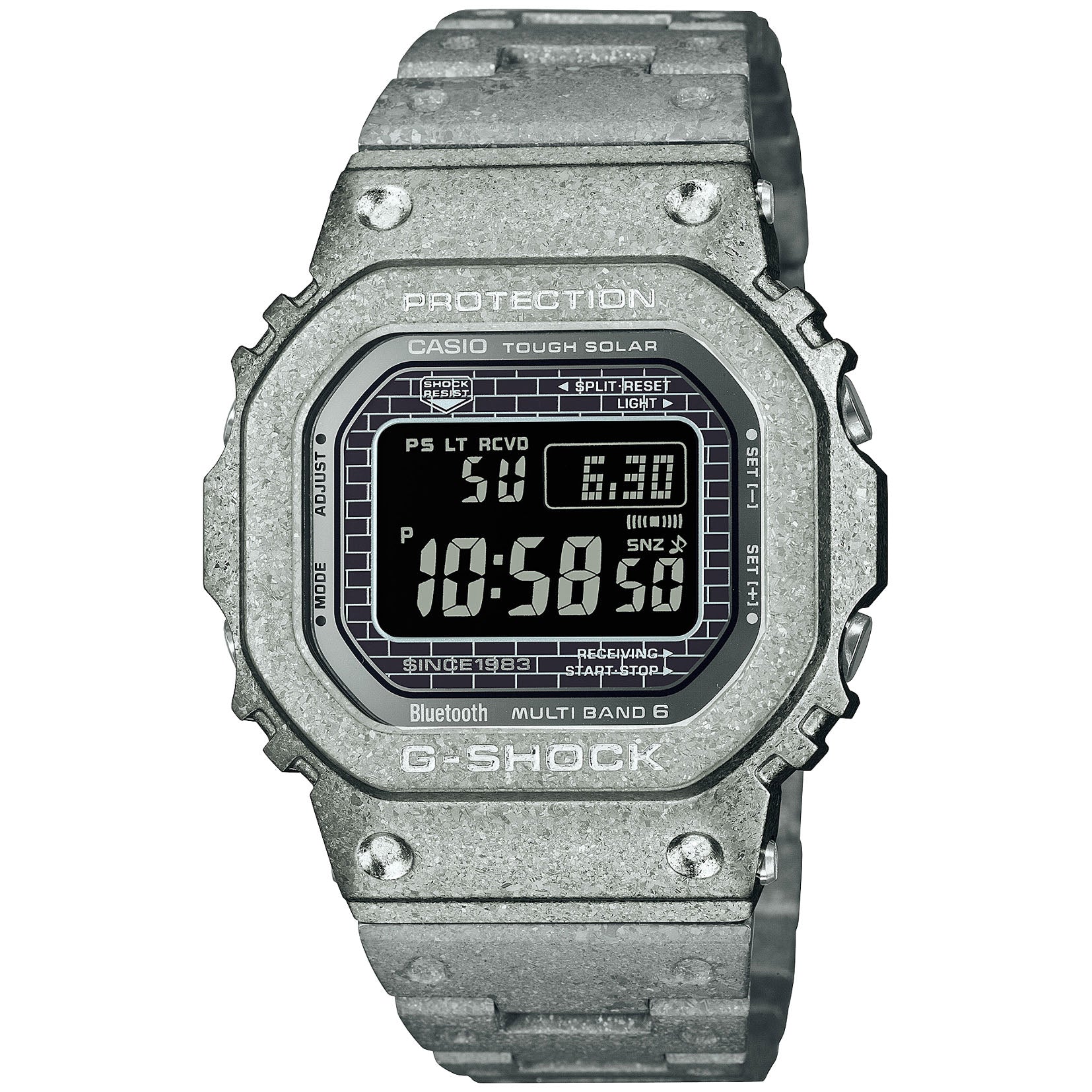 G-Shock GMWB5000 40th Anniversary Project Team Tough Silver Limited Edition-TIME.SHOP