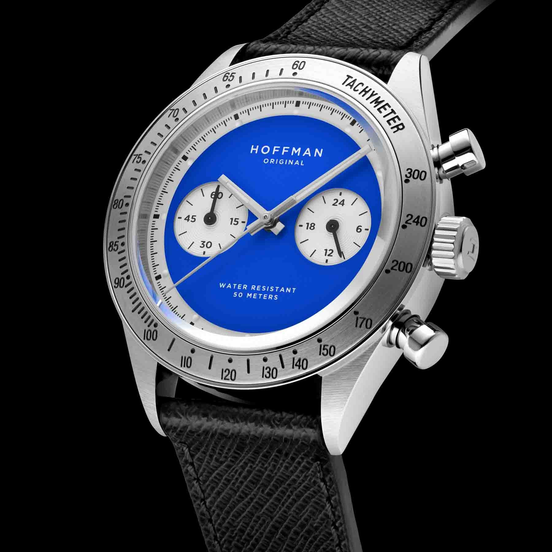 Hoffman Racing 40 Chronograph Royal Blue-TIME.SHOP