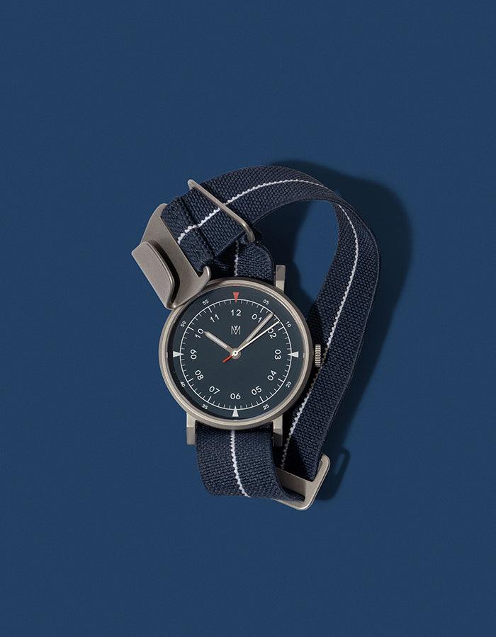 MAVEN WATCH: MUS-02 NAVY P 40MM-TIME.SHOP
