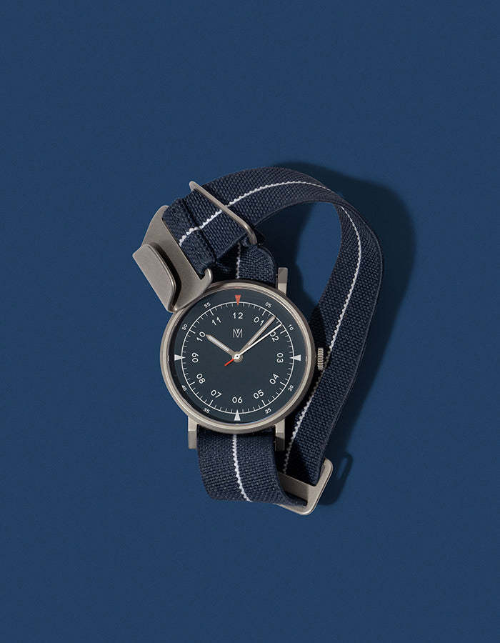 MAVEN WATCH: MUS-02 NAVY P 40MM-TIME.SHOP