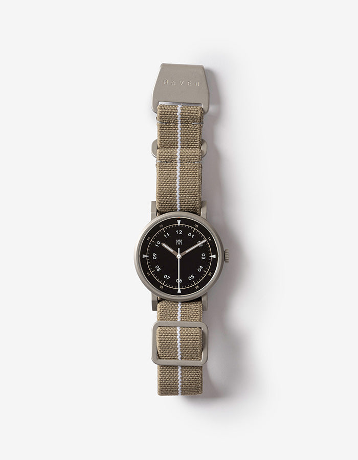 MAVEN WATCH: MUS-03 KHAKI P 34MM-TIME.SHOP