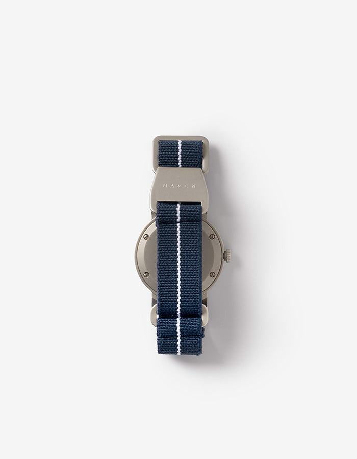 MAVEN WATCH: MUS-02 NAVY P 34MM-TIME.SHOP