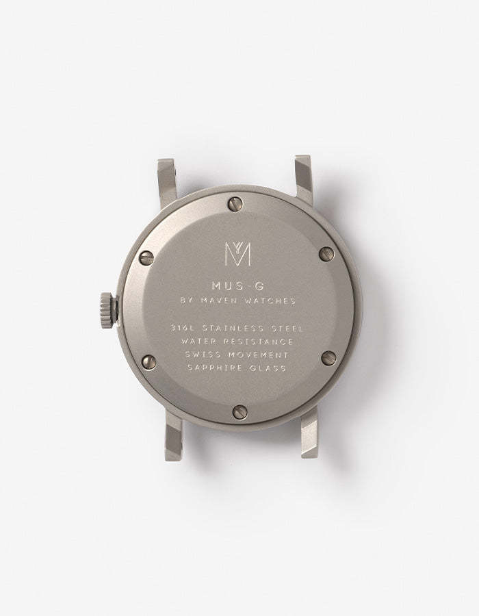 MAVEN WATCH: MUS-04 GRAY P 34MM-TIME.SHOP