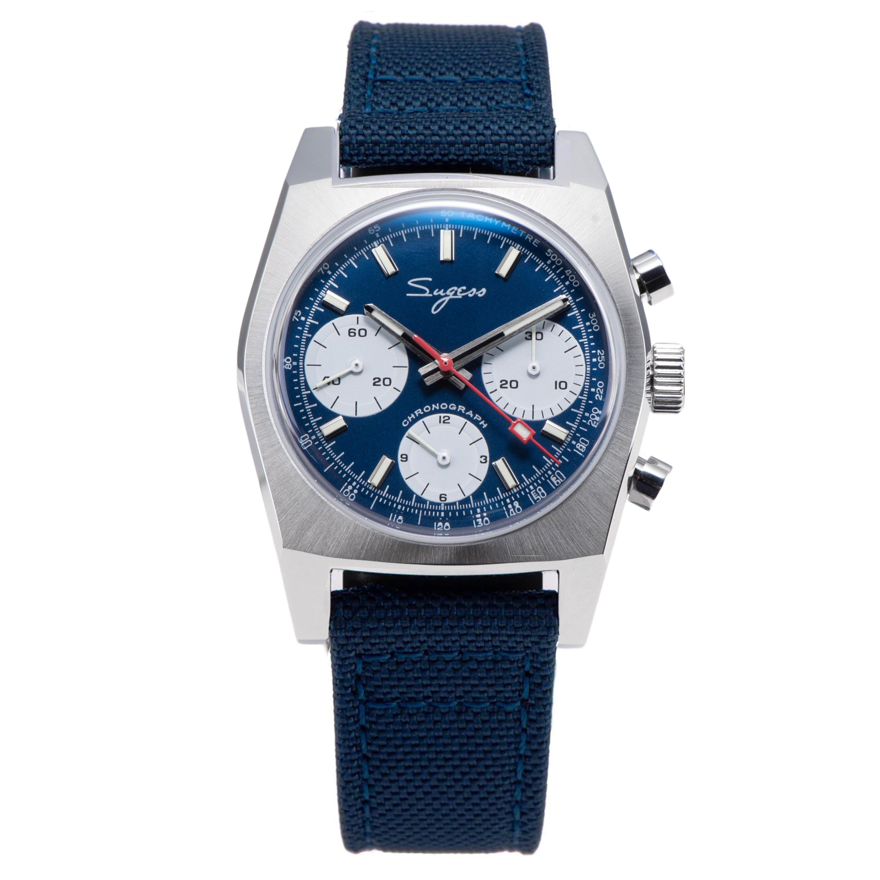 Chrono Heritage S419 Chronograph Blue Panda Dial-TIME.SHOP
