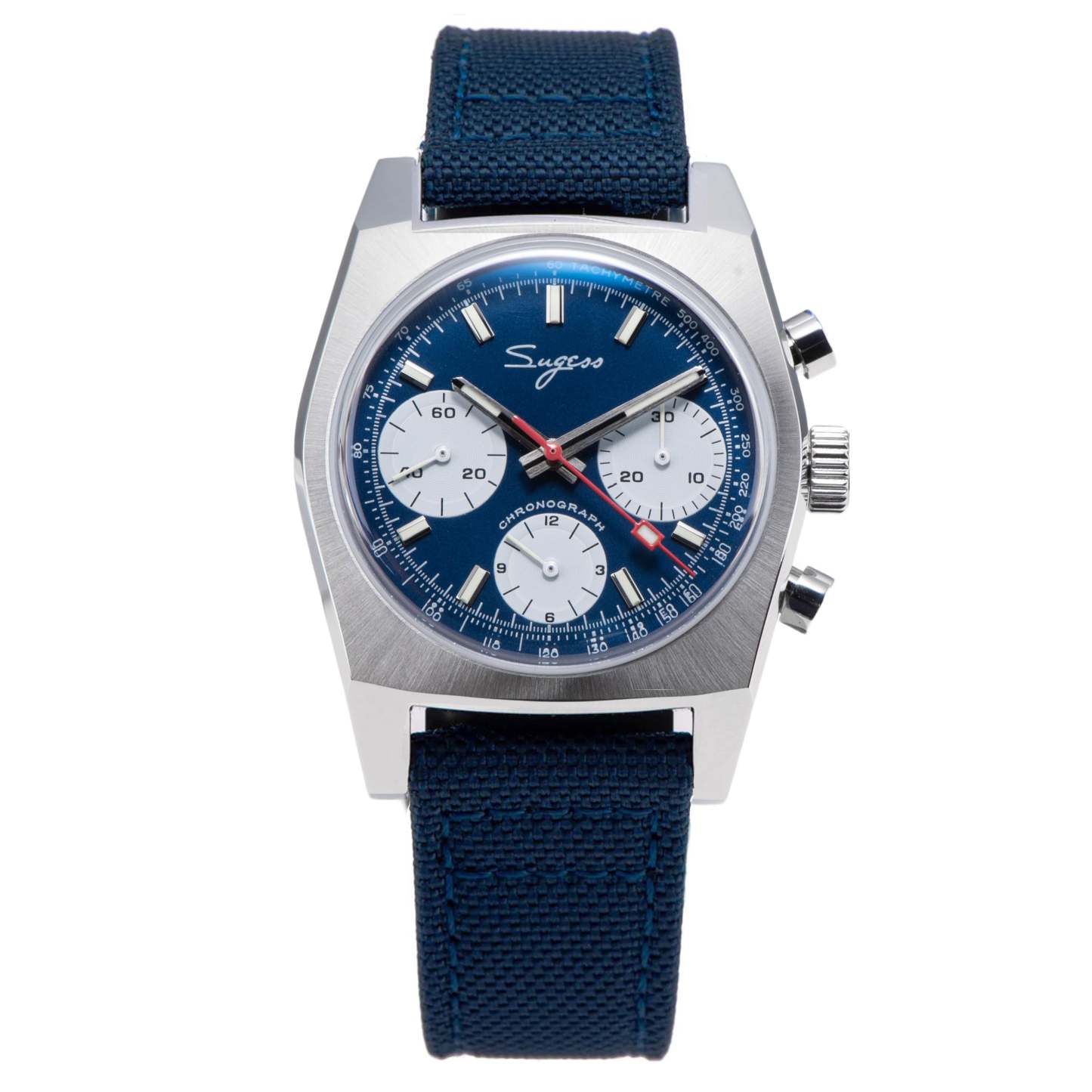 Chrono Heritage S419 Chronograph Blue Panda Dial-TIME.SHOP