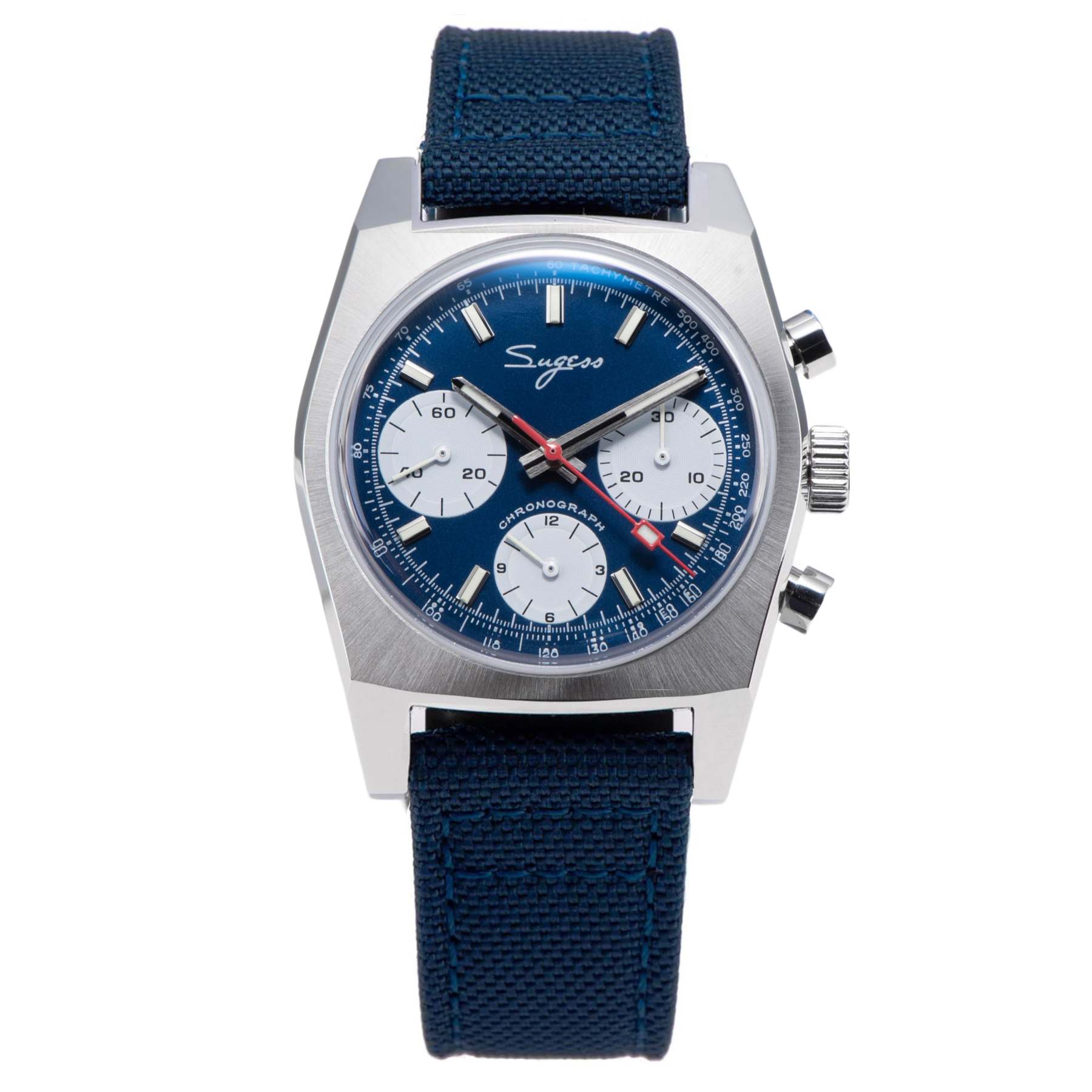 Chrono Heritage S419 Chronograph Blue Panda Dial-TIME.SHOP