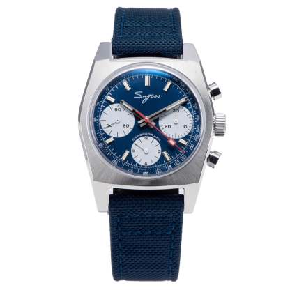 Chrono Heritage S419 Chronograph Blue Panda Dial-TIME.SHOP
