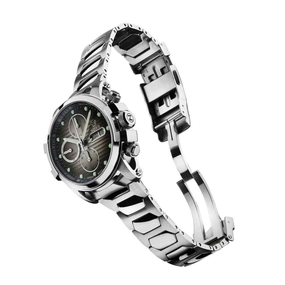 Nove Modena 500 Automatic Chrono Gray SS-TIME.SHOP