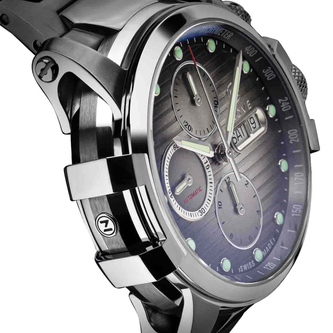 Nove Modena 500 Automatic Chrono Gray SS-TIME.SHOP
