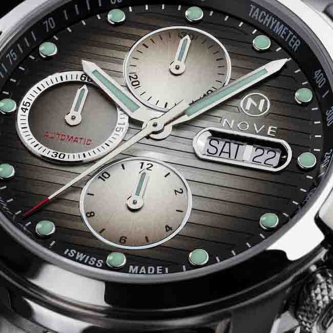 Nove Modena 500 Automatic Chrono Gray SS-TIME.SHOP