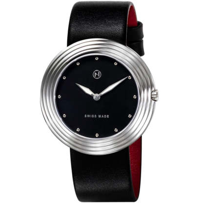 Nove Streamliner 46mm Black Silver-TIME.SHOP