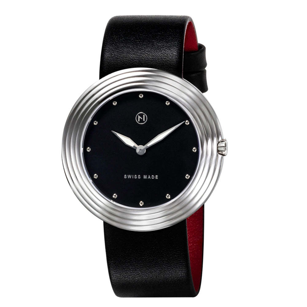 Nove Streamliner 40mm Black Silver-TIME.SHOP