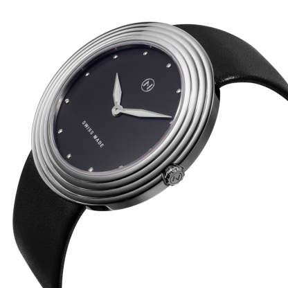 Nove Streamliner 40mm Black Silver-TIME.SHOP
