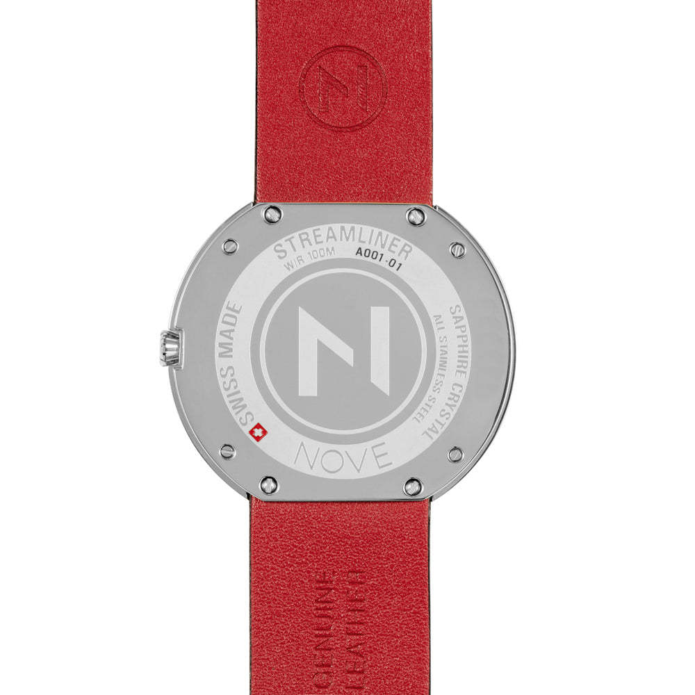 Nove Streamliner 46mm Black Silver-TIME.SHOP