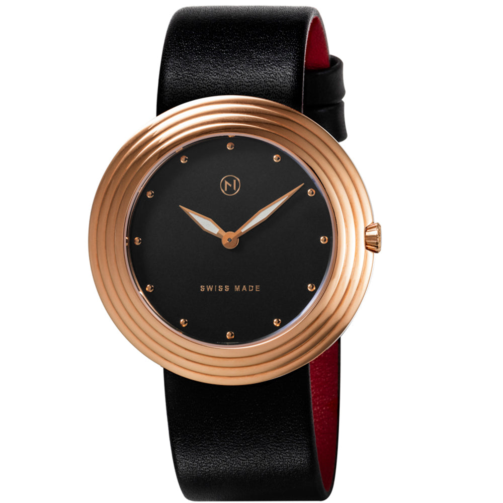 Nove Streamliner 46mm Black Rose Gold-TIME.SHOP