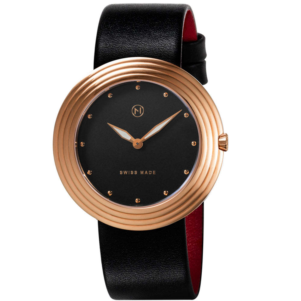 Nove Streamliner 46mm Black Rose Gold-TIME.SHOP