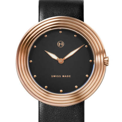 Nove Streamliner 46mm Black Rose Gold-TIME.SHOP