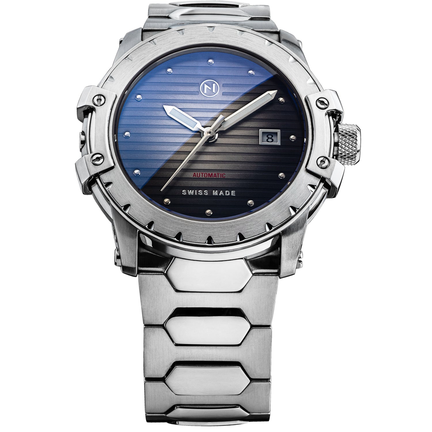 Nove Modena Automatic Silver-TIME.SHOP