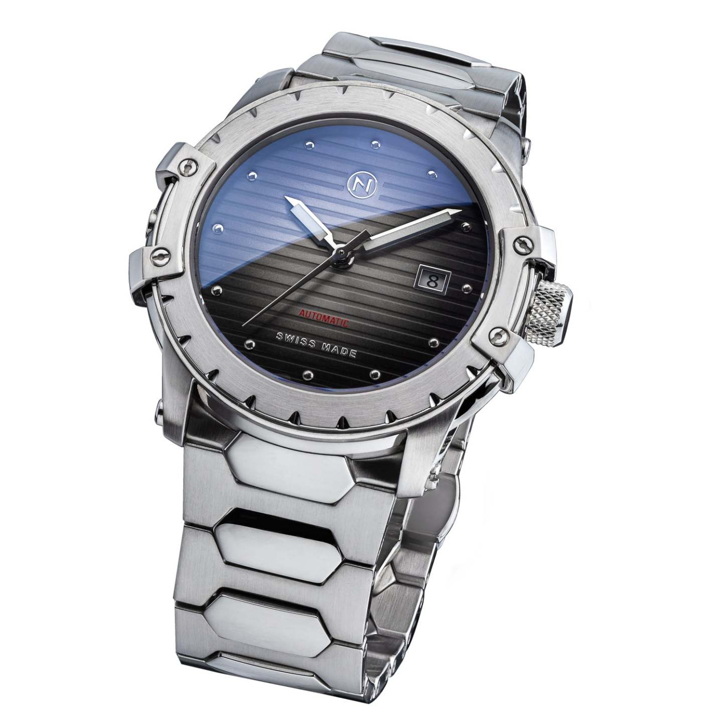 Nove Modena Automatic Silver-TIME.SHOP