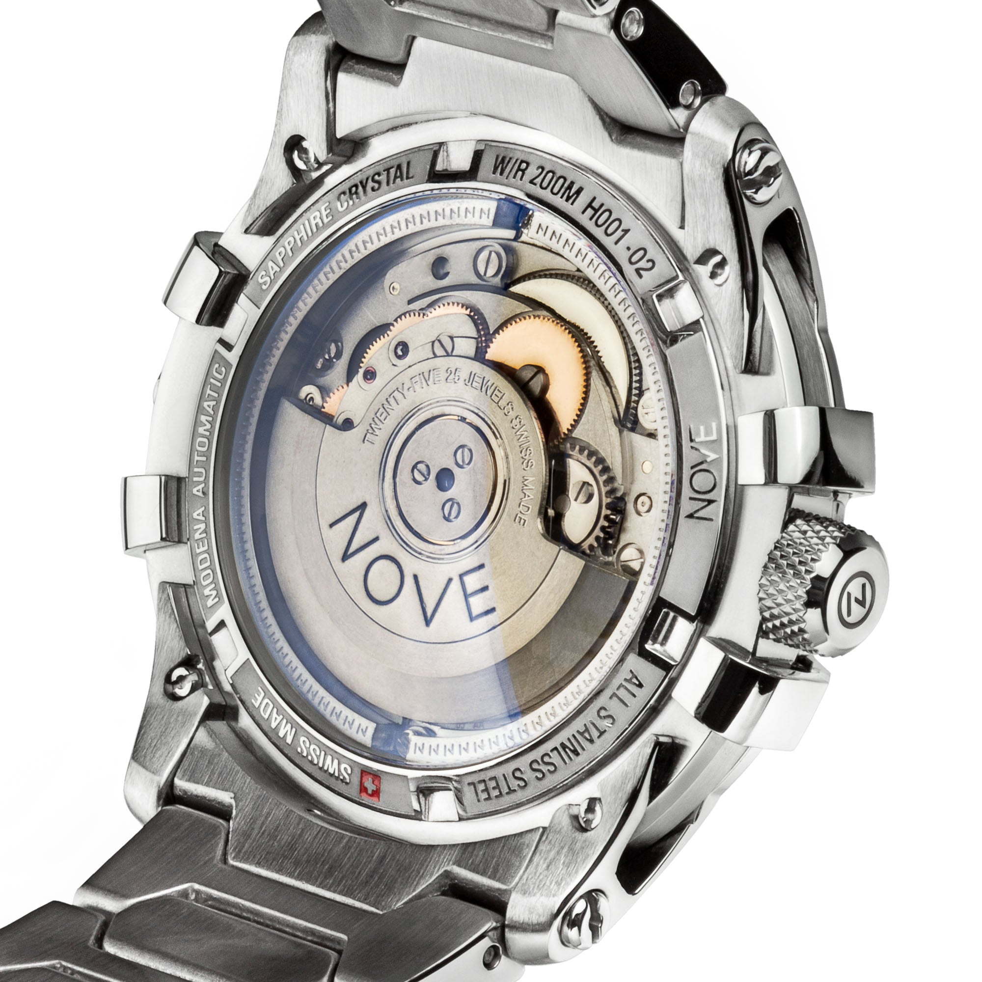 Nove Modena Automatic Silver-TIME.SHOP