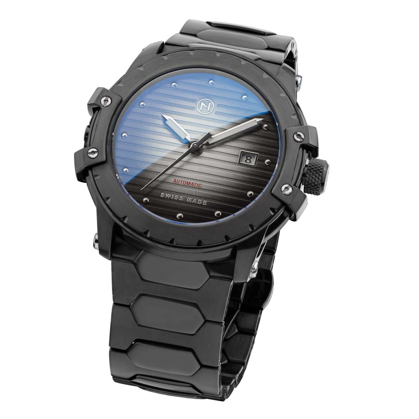 Nove Modena Automatic Black-TIME.SHOP