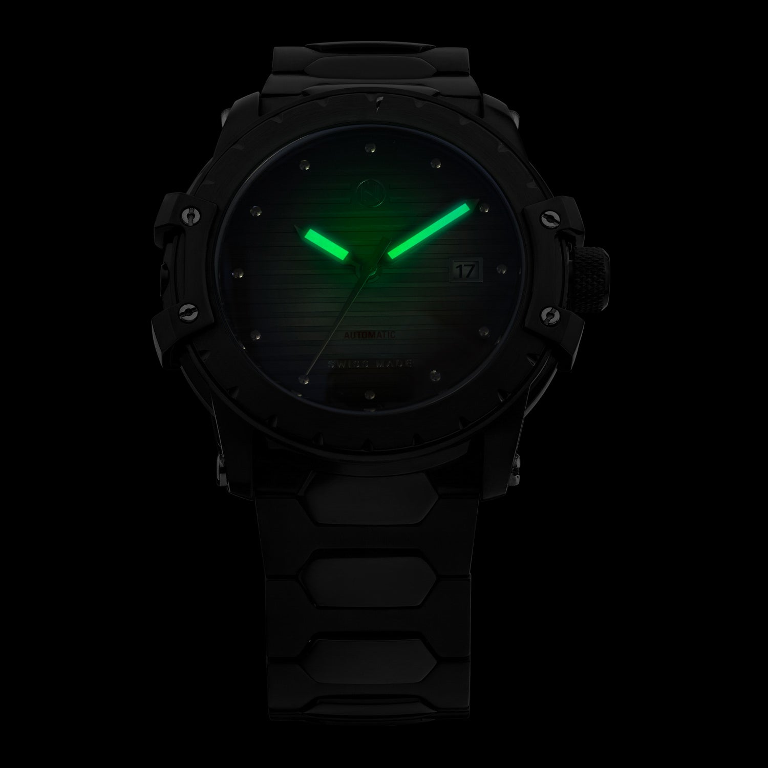 Nove Modena Automatic Black-TIME.SHOP