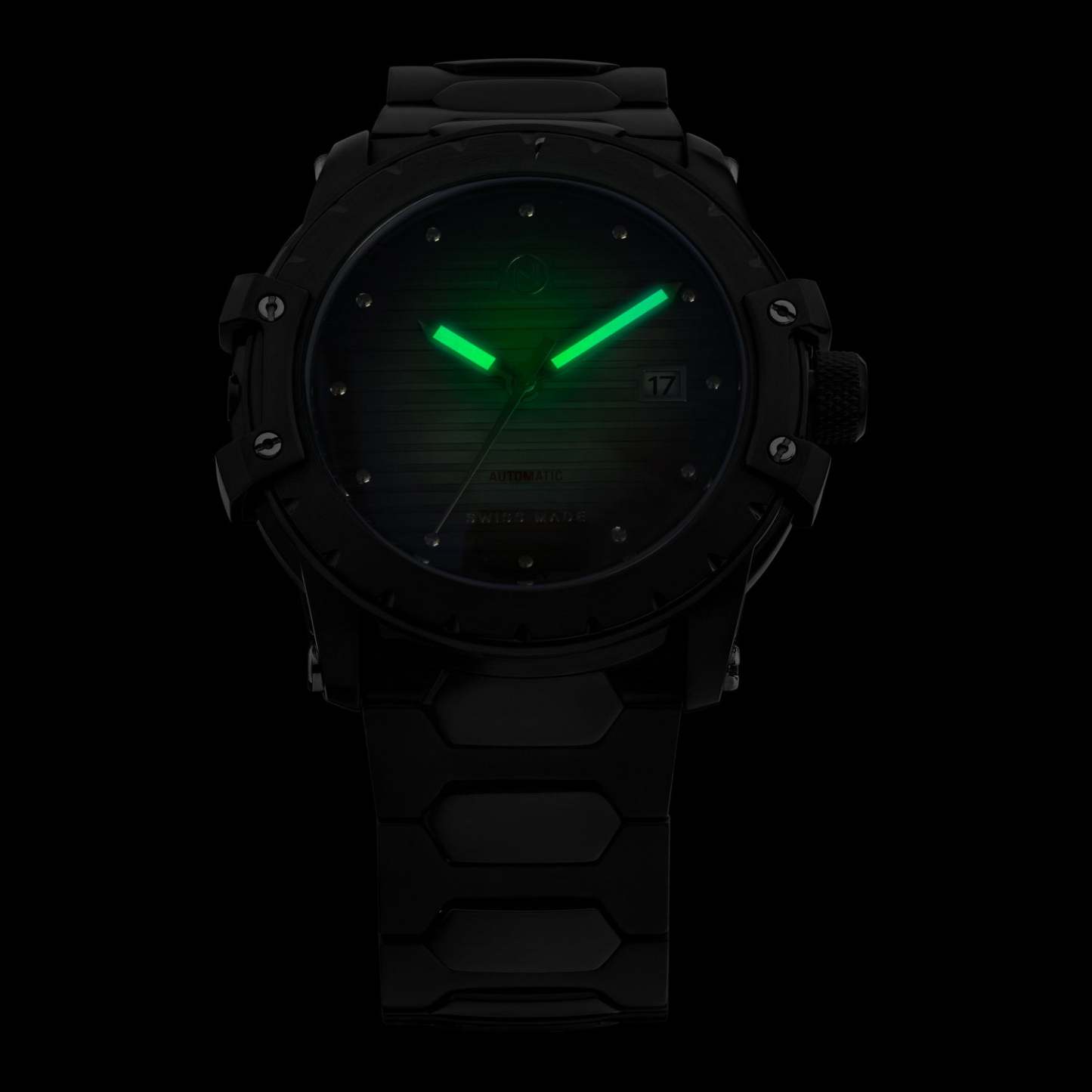 Nove Modena Automatic Black-TIME.SHOP