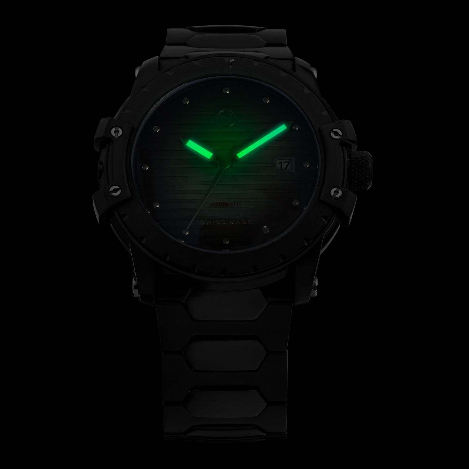 Nove Modena Automatic Black-TIME.SHOP
