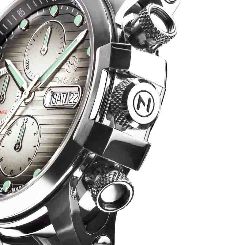 Nove Modena 500 Automatic Chrono Gray SS-TIME.SHOP