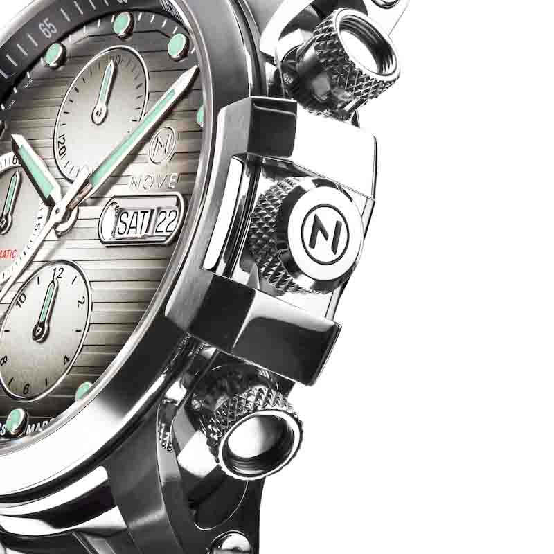 Nove Modena 500 Automatic Chrono Gray SS-TIME.SHOP