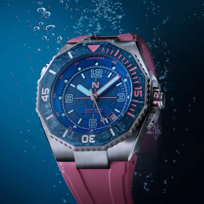 Nsquare Ocean Speed Diver Swiss Automatic Pink-TIME.SHOP