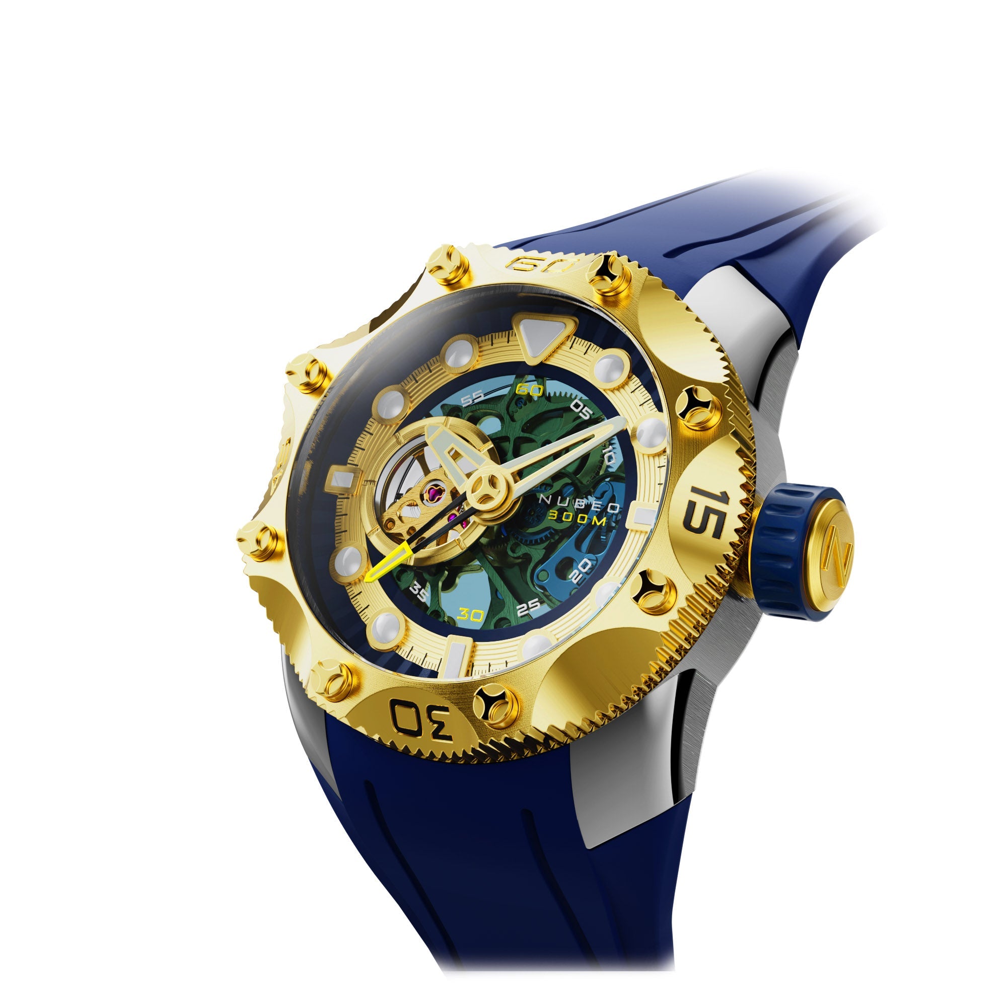 Nubeo Kuiper Automatic Blue Gold-TIME.SHOP