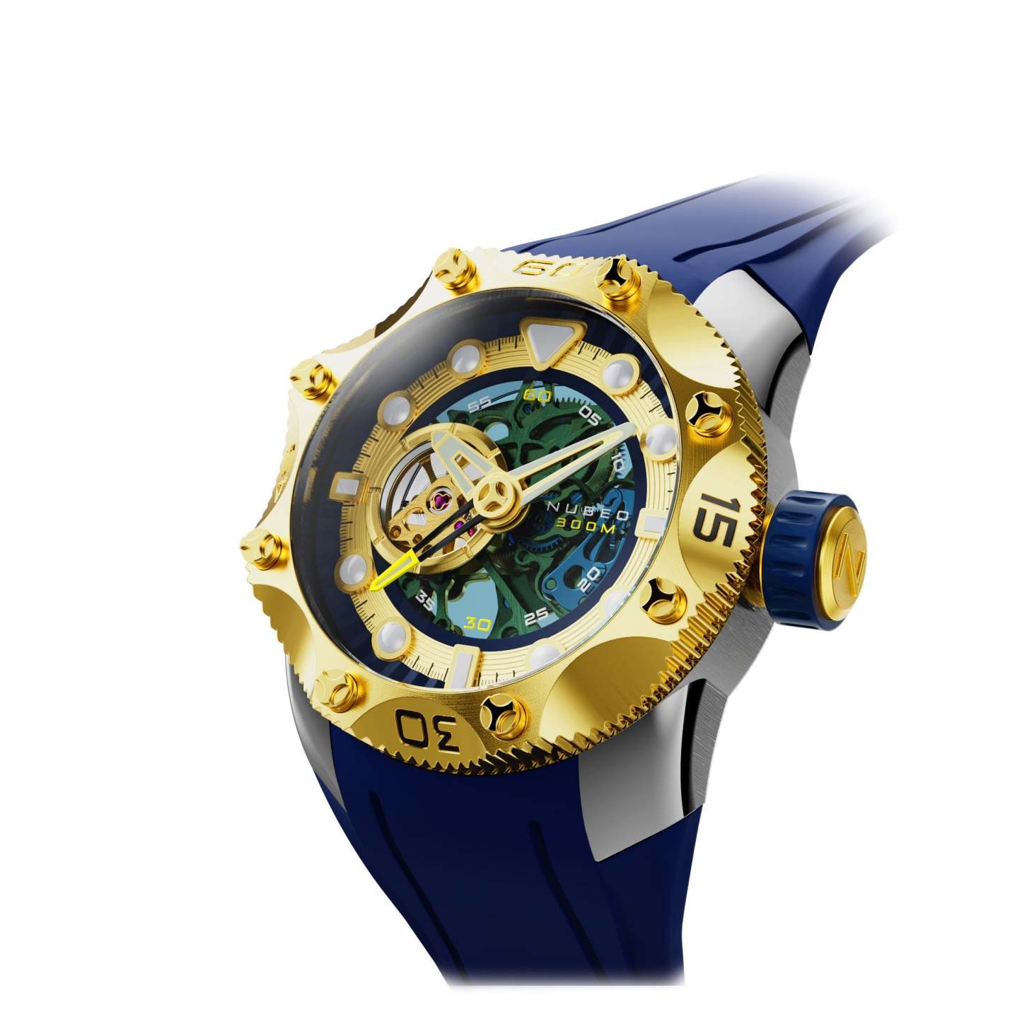 Nubeo Kuiper Automatic Blue Gold-TIME.SHOP